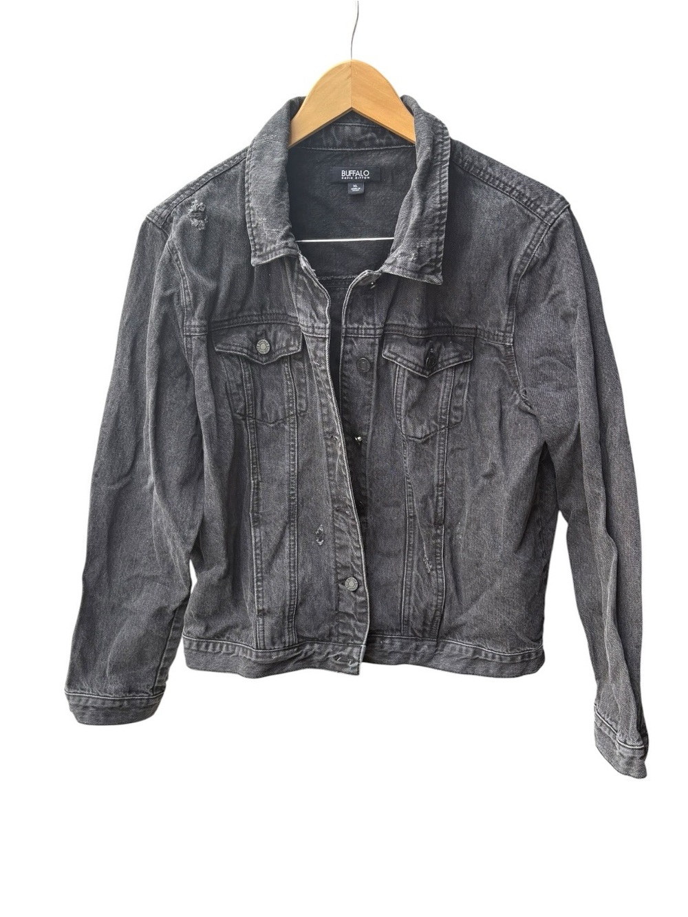 Buffalo David Bitton Charcoal Jean Jacket
